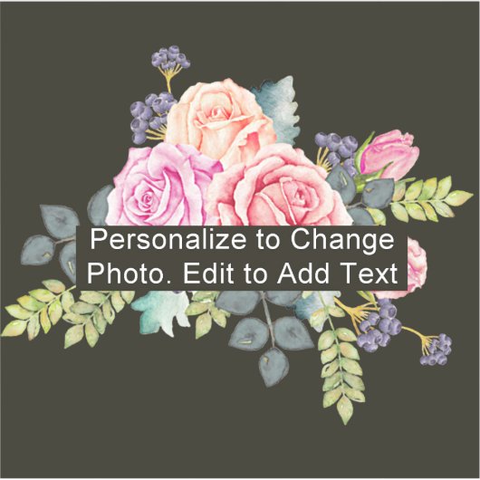 名前のカスタム追加フォトアートワークのスローガン文字 シール (正面)