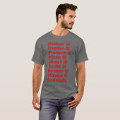 名前のギフトを制限 Tシャツ (正面フル)