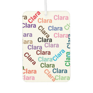 名前のシンプル追加タイポグラフィ書色名 カーエアーフレッシュナー