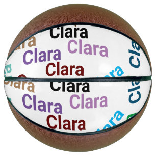 名前のシンプル追加タイポグラフィ書色名 バスケットボール