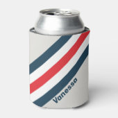 名前のストライプ付いたWarbirdの 缶クーラー (缶正面)