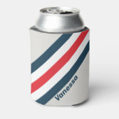 名前のストライプ付いたWarbirdの 缶クーラー (缶裏面)