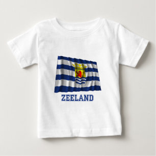 名前のゼーラントの振る旗 ベビーTシャツ