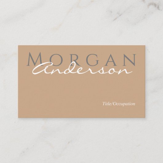 名前のタイト連絡ルと情報、QRコード、タングレーホワイト 名刺 (正面)