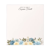 名前のデスクから水色ブルーフローラライト