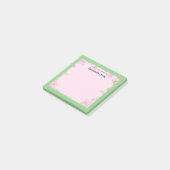 名前のデスクかパーソナライズされたらかわいらし ポストイット (アングル)