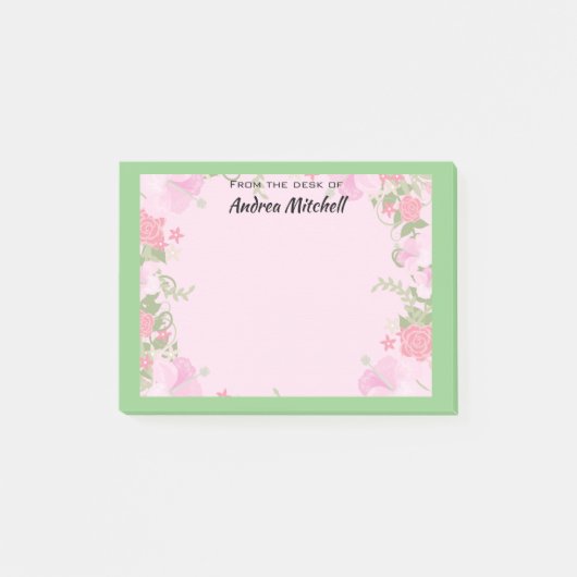 名前のデスクかパーソナライズされたら ポストイット (正面)