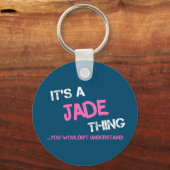 名前のノベルティ キーホルダー (正面)