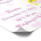 名前のパーソナライズとはキープサク子供部屋ルーム ポスター (角)