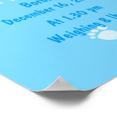 名前のパーソナライズとはキープサク子供部屋ルーム ポスター (角)