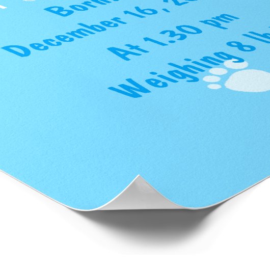 名前のパーソナライズとはキープサク子供部屋ルーム ポスター (角)