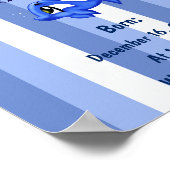 名前のパーソナライズとはキープサク子供部屋ルーム ポスター (角)