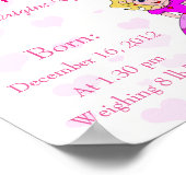 名前のパーソナライズとはキープサク子供部屋ルーム ポスター (角)