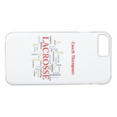 名前のパーソナライズラクロスコーチワード感謝していー Case-Mate iPhoneケース (裏面(横))