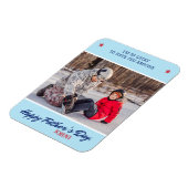 名前のパーソナライズ父の日のスクリプトフォト マグネット (左側)