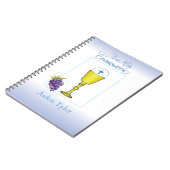 名前のパーソナライズ男の子の最初の通信Chalice、ホスト ノートブック (左側)