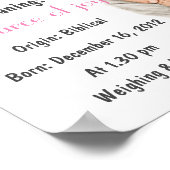 名前のパーソナライズAbigailはkeepsakeを意味 ポスター (角)