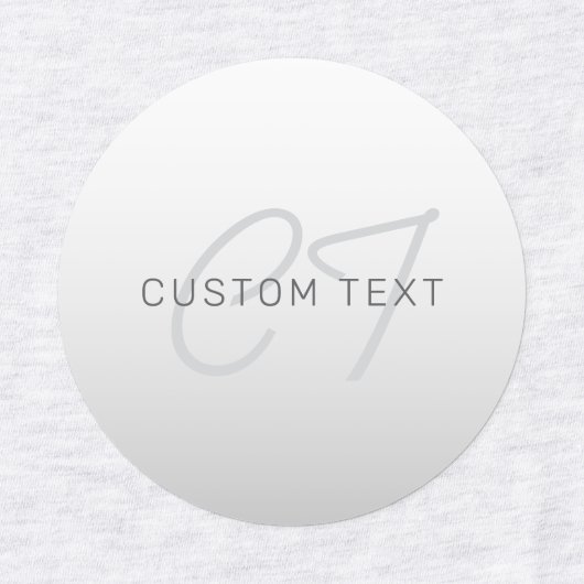 名前のビジネス用挨拶の編集可能文字 | アイロン接着 ラベル (デザイン1)