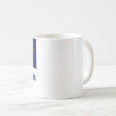 名前のピトケアン島の旗 コーヒーマグカップ (正面右)