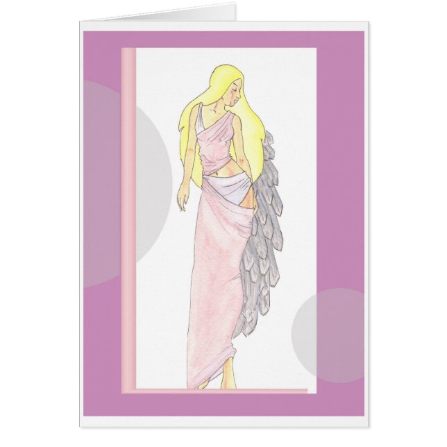 名前のピンクの天使 (正面)