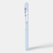 名前のフリヤと花のデザイン Case-Mate iPhoneケース (裏面 / 左)