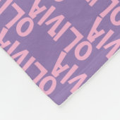 名前のフリースブランケット フリースブランケット (角)