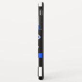 名前のブルースポーツカーをレースしている子供たち Case-Mate iPhoneケース (裏面/左)