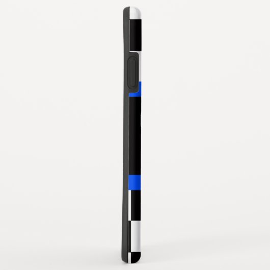 名前のブルースポーツカーをレースしている子供たち Case-Mate iPhoneケース (裏面/右)