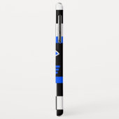 名前のブルースポーツカーをレースしている子供たち Case-Mate iPhoneケース (裏面/左)