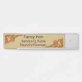 名前のプレート – リーフィブラケット サインプレート (正面)