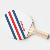 名前のポストマンノスストライプタルな 卓球ラケット (横)