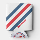 名前のポストマンノスストライプタルな 缶クーラー (裏面)