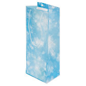 名前のマッチングMerry Christmas BlueワインギフトB ワインギフトバッグ (裏面アングル)