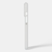 名前のミニマリストはっきりしたグレイモダンシック Case-Mate iPhoneケース (裏面 / 左)