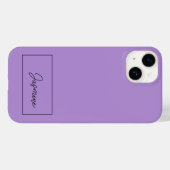 名前のミニマルモダンリストスクリプトの追加 Case-Mate iPhoneケース (裏面 (横))