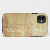 名前のモダン付いた抽象芸術アート電話ケース Case-Mate iPhoneケース (裏面(横))