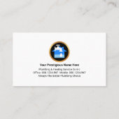 名前のモノグラム配管 名刺 (裏面)