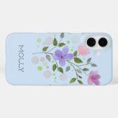 名前のモリーの花のデザイン Case-Mate iPhoneケース (裏面 (横))