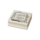 名前のライブラリかお洒落ら ラバースタンプ (スタンプ)