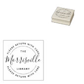 名前のライブラリから戻る気に ラバースタンプ (押印)