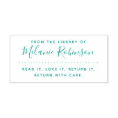 名前のライブラリから読愛それを返す セルフインキングスタンプ (デザイン)