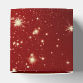 名前の一致セットクリスマスレッド金ゴールドツリー星の追加 フェイバーボックス (上部)