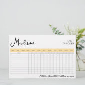 名前の両面トラッカープランナー 便箋 (スタンド正面)