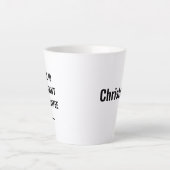 名前の両面ラテマグがいい カフェラテマグ (正面)