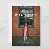 名前の中で写真研究発表カード 案内状 (正面)