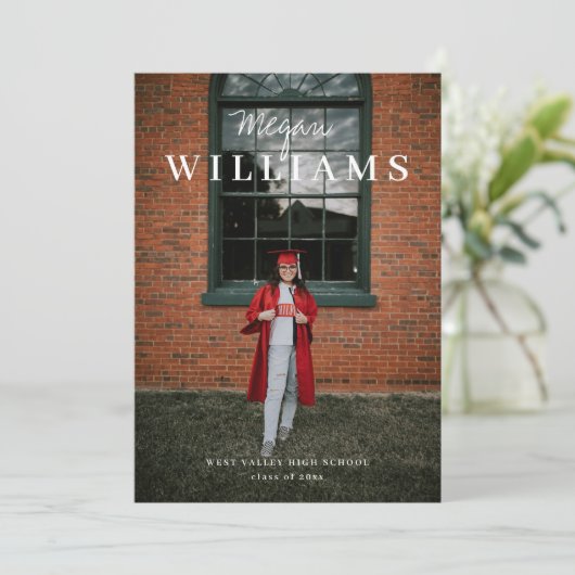 名前の中で写真研究発表カード 案内状 (スタンド正面)