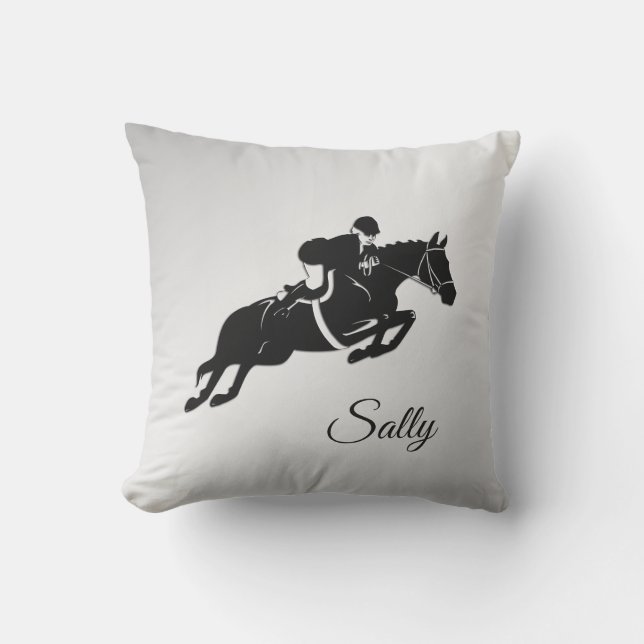 名前の乗馬のジャンパー アウトドアクッション (正面)