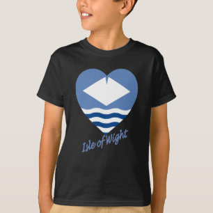 名前の人間の旗のハートの島 Tシャツ