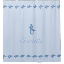 名前の人魚および魚の青い海上記号