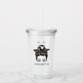 名前の付いたウォータートラッカー アクリルタンブラー (正面)